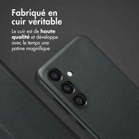 Accezz Étui de télephone portefeuille en cuir 2-en-1 avec MagSafe Samsung Galaxy S24 - Onyx Black