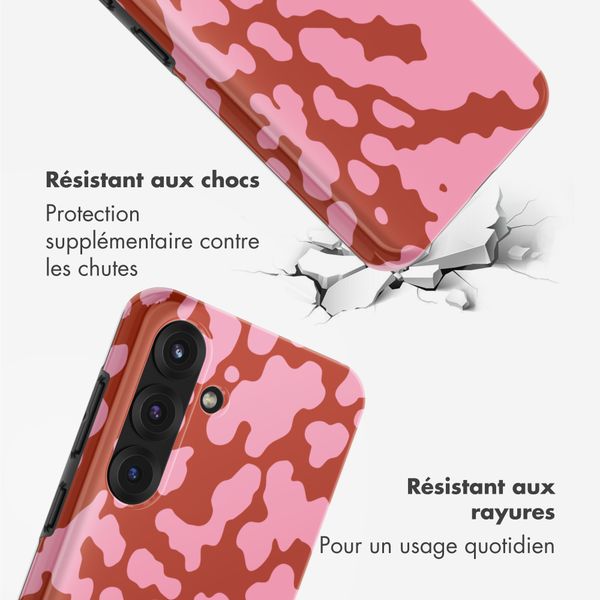 Selencia Coque arrière Vivid Samsung Galaxy S25 - Moo’d Blush Pink