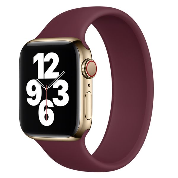 Apple Bracelet Boucle unique Apple Watch Series 1-10 / SE / Ultra (2) - 42/44/45/46/49 mm - Taille 5 - Plum