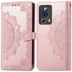 imoshion Etui de téléphone portefeuille Mandala Xiaomi 13 Lite - Rose Dorée