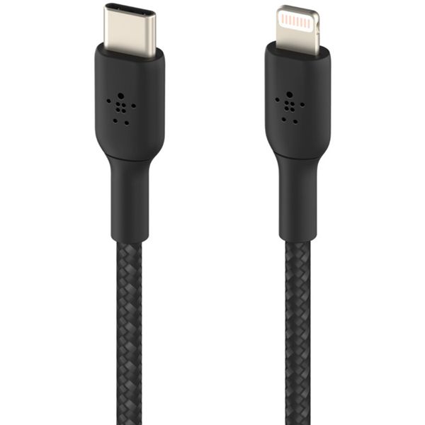 Belkin Boost↑Charge™ Braided Lightning vers câble USB-C - 2 mètres