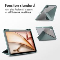 imoshion Coque tablette Origami iPad Pro 13 (2024) M4 - Vert foncé