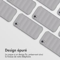 imoshion Coque arrière EasyGrip iPhone Xr - Gris