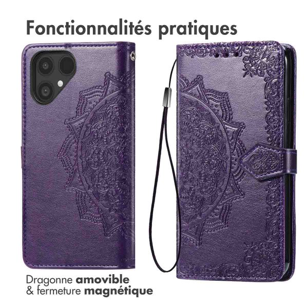 imoshion Etui de télephone Mandala Fairphone 6 - Violet