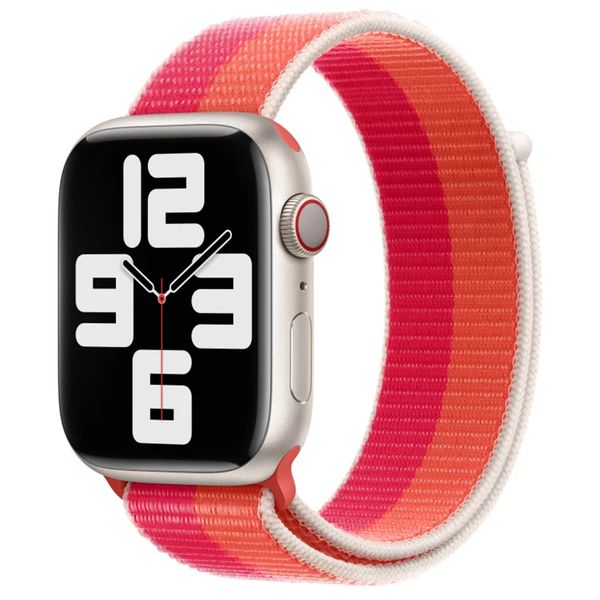 Apple Sport Loop bracelet Apple Watch Series 1-9 / SE - 38/40/41 mm / Series 10 - 42 mm - Nectarine/Pelony