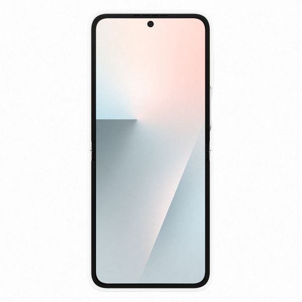 Samsung Original Coque en silicone Ring Samsung Galaxy Z Flip 6 / Flip 7 FE - White
