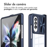 imoshion Coque arrière Camslider Samsung Galaxy Z Fold 4 - Bleu foncé