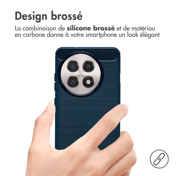 imoshion Coque Brushed OnePlus 13R - Bleu foncé