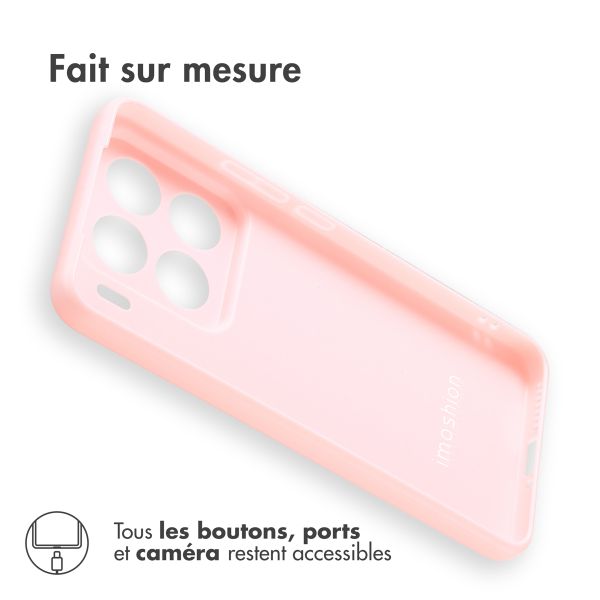 imoshion Coque Couleur Xiaomi 15 Pro - Bubblegum Pink