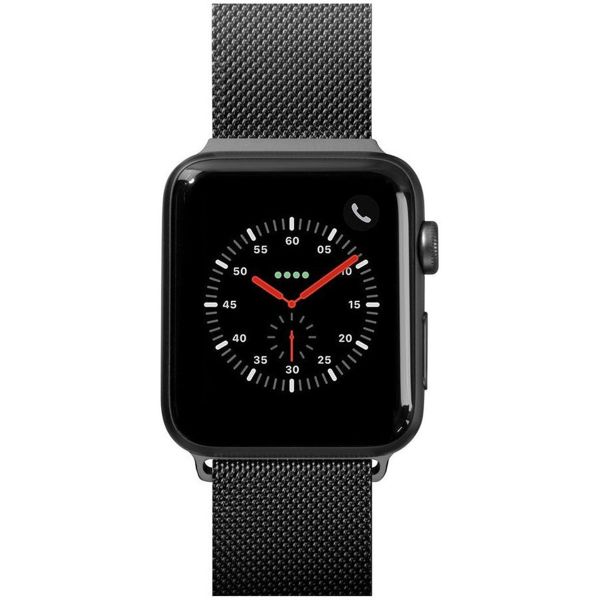 Laut Steel Loop Apple Watch Series 1-10 / SE / Ultra (2) - 42/44/45/46/49 mm - Noir