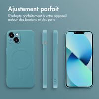 imoshion Coque Couleur avec MagSafe Apple iPhone 13 Mini - Smoke Green