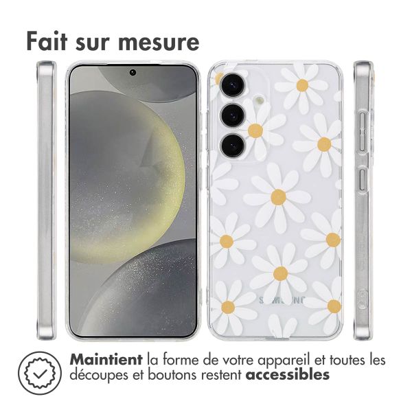 imoshion Coque Design Samsung Galaxy S25 - Daisy Flower