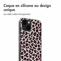 imoshion Coque Design iPhone 13 - Leopard Pink