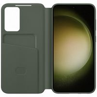 Samsung Original Coque S View Samsung Galaxy S23 Plus - Khaki