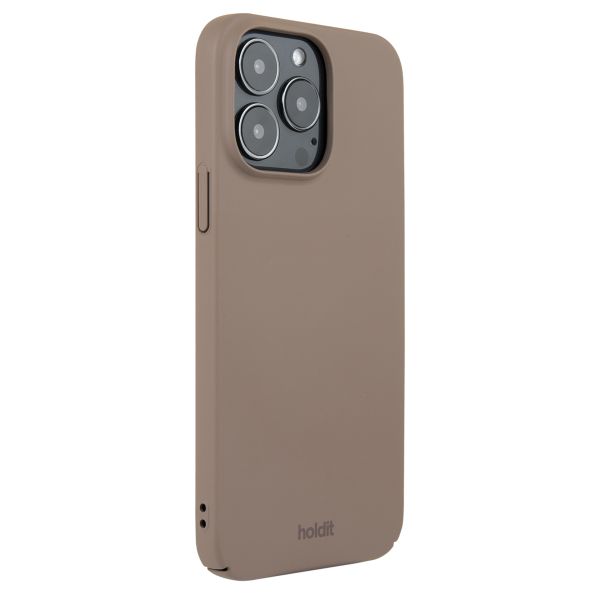 Holdit Coque Slim Apple iPhone 15 Pro Max - Mocha Brown