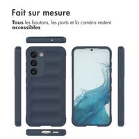 imoshion Coque arrière EasyGrip Samsung Galaxy S23 - Bleu foncé