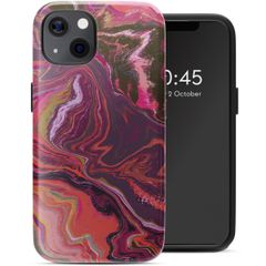 Selencia Coque arrière Vivid avec MagSafe iPhone 13 - Marble Purple