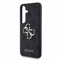 Guess Coque 4G Metal Logo Backcover Samsung Galaxy S25 - Noir