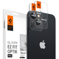 Spigen GLAStR EZ Fit Optik Protection d'objectif de caméra (pack de 2) Apple iPhone 14 / 14 Plus - Noir