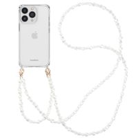 imoshion Coque avec dragonne + ﻿bracelet iPhone 13 Pro Max  - Perles cœurs