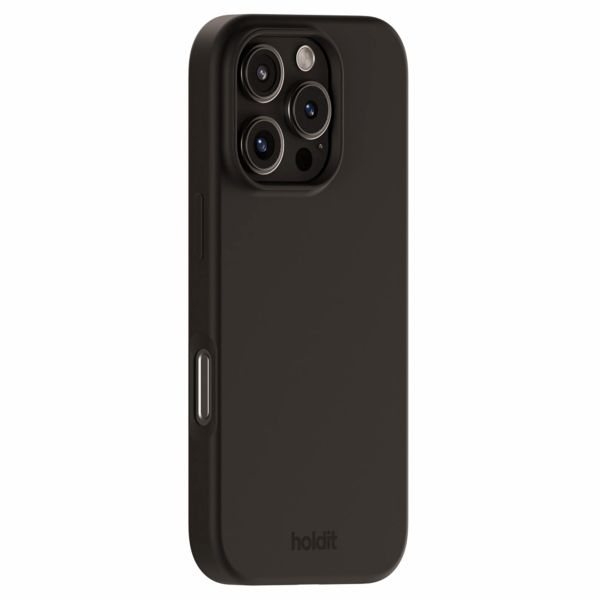Holdit Coque Silicone Apple iPhone 16 Pro - Noir