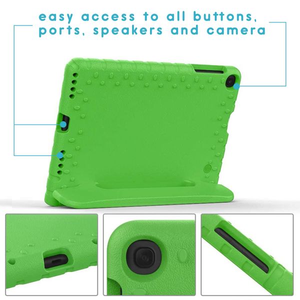 imoshion Coque kidsproof avec poignée Galaxy Tab A 10.1 (2019) - Vert