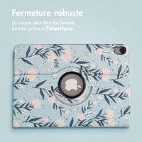 imoshion Coque tablette Design rotatif à 360° Apple iPad Air 5 (2022) / Air 4 (2020) - Flowers
