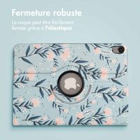 imoshion Coque tablette Design rotatif à 360° iPad Air 5 (2022) / Air 4 (2020) - Flowers