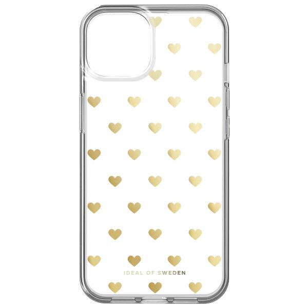 iDeal of Sweden Coque arrière Mirror Apple iPhone 14 / 13 - Golden Hearts