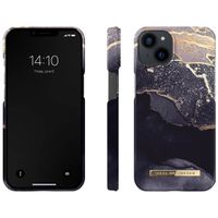 iDeal of Sweden Coque Fashion Apple iPhone 13 - Golden Twilight Marble