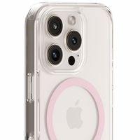 Holdit Coque MagSafe iPhone 16 Pro - Rose / Transparent