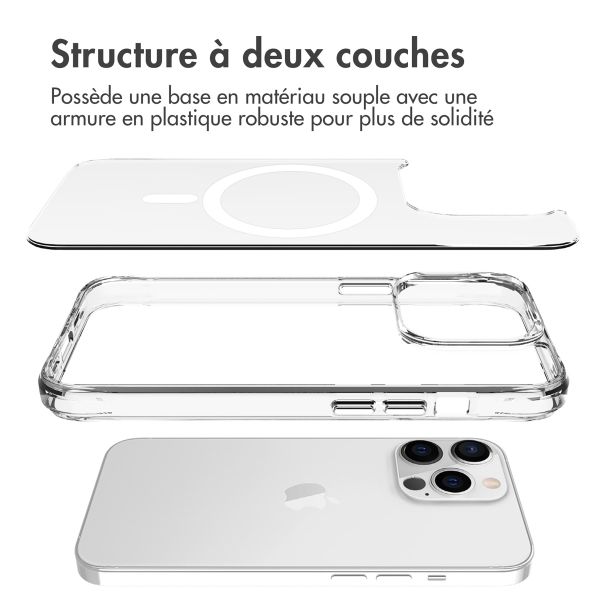 imoshion Coque Rugged Air MagSafe Apple iPhone 13 Pro - Transparent