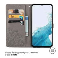 imoshion Etui de télephone Mandala Samsung Galaxy A34 (5G) - Gris