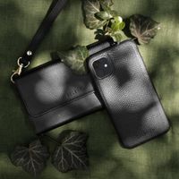 Selencia Serpent Clutch amovible Tierra iPhone 11 - Noir