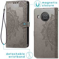 imoshion Etui de téléphone Mandala Nokia X10 / X20 - Gris