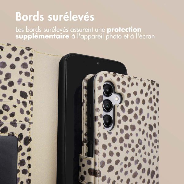 imoshion Étui de télephone portefeuille Design Samsung Galaxy A14 (5G/4G) - Black And White Dots