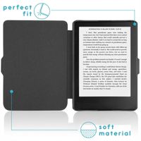 imoshion Étui de liseuse portefeuille Slim Hard Kobo Clara 2E / Tolino Shine 4 - Noir