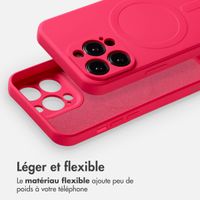 imoshion Coque Couleur avec MagSafe Apple iPhone 14 Pro - Neon Pink