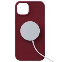 Njorð Collections Coque daim Comfort+ MagSafe iPhone 15 Plus - Red