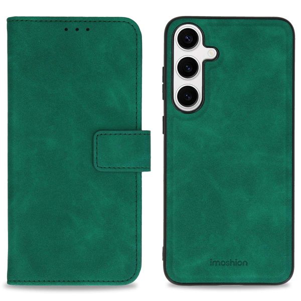 imoshion Etui de téléphone de type portefeuille de luxe 2-en-1 amovible Samsung Galaxy S24 Plus - Vert foncé