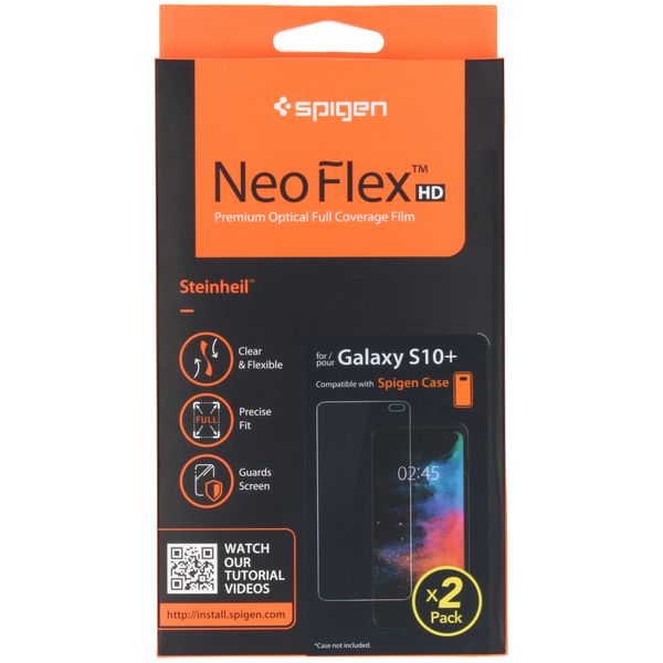 Spigen Protection d'écran Neo Flex Duo Pack Samsung Galaxy S10 Plus