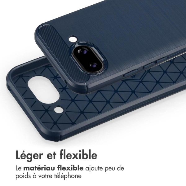 imoshion Coque Brushed Google Pixel 9A - Bleu foncé