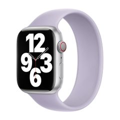 Apple Bracelet Boucle unique en Silicone Apple Watch | 38/40/41/42 mm - Taille 7 - Purple Fog