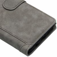 Porte-monnaie de luxe Samsung Galaxy A7 (2018) - Gris