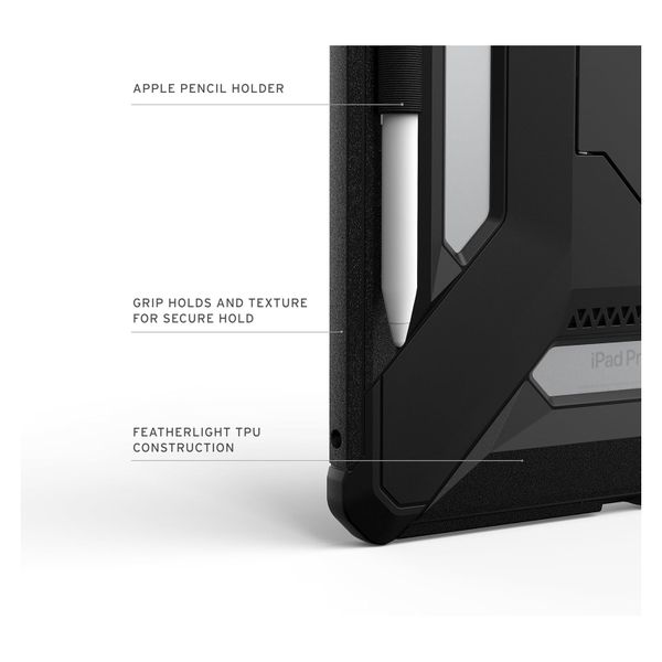UAG Coque tablette Scout Apple iPad Pro 11 (2025) M5 / (2024) M4 - Black