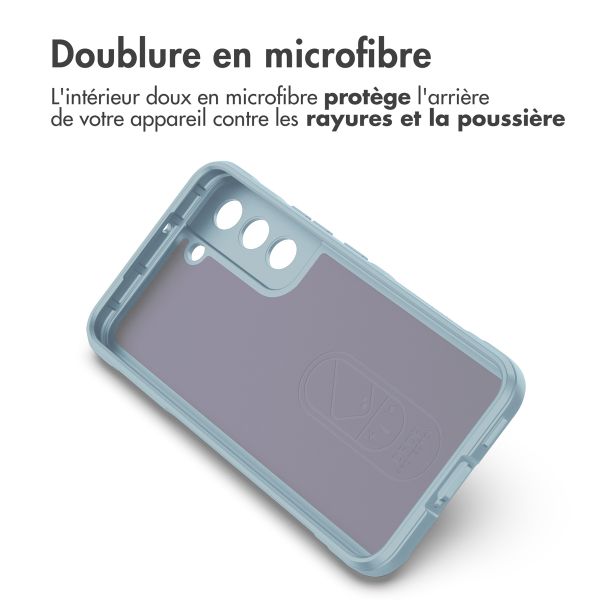 imoshion Coque arrière EasyGrip Samsung Galaxy S22 - Bleu clair