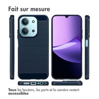 imoshion Coque Brushed Xiaomi Redmi 15C (5G) - Bleu foncé