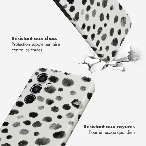 Selencia Coque arrière Vivid Samsung Galaxy A35 - Trendy Leopard