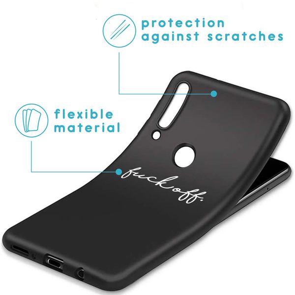 imoshion Coque Design Huawei P30 Lite - Fuck Off - Noir