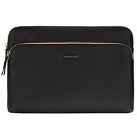 dbramante1928 ﻿Paris+ Sleeve - Pochette ordinateur 14 pouces - Cuir véritable - MacBook Pro 14 pouces - Night Black